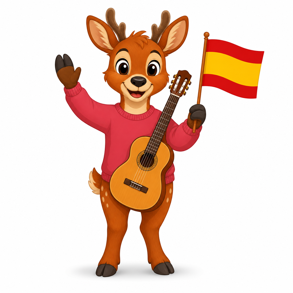 Oisín the red deer, the class guide